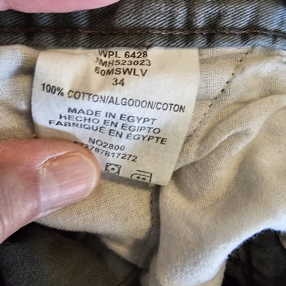 Wrangler Men's Olive and Gray Cargo Shorts - Picture 7 of 12